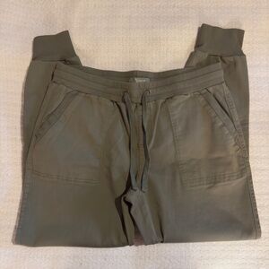 Natural Reflections Jogger Pant Olive Khaki Green Size Large